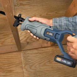 BLUERIDGE BLUE RIDGE 18V Scie Sabre Sans Fil, Longueur De Course 20 Mm, 2,0Ah Batterie Li-ion, BR2801 -Scie électrique portative Soldes 35029116 4