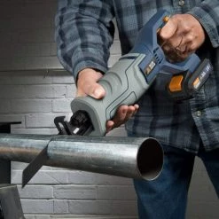 BLUERIDGE BLUE RIDGE 18V Scie Sabre Sans Fil, Longueur De Course 20 Mm, 2,0Ah Batterie Li-ion, BR2801 -Scie électrique portative Soldes 35029116 5