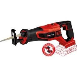 Einhell Scie Universelle Sans Fil TE-AP 18/28 Li BL-Solo Power X-Change (18V, Moteur Sans Charbon, Poignée Principale Orientable, Fonction Anti-vibration) Livré Sans Batterie Ni Chargeur