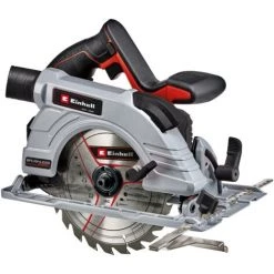 Einhell Scie Circulaire Portative Sans Fil TE-CS 18/190 Li BL-Solo Power X-Change (18V, Moteur Sans Charbon, Réglage Sans Outil, éclairage LED, Semelle En Aluminium) Livré Sans Batterie Ni Chargeur