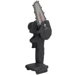 TIGA 1888V 4 Pouces Scie à Chaine électrique à Une Main Scie à Chaine Sans Fil Jardin Scie à Bois Coupeur De Bois (noir Sans Batterie)