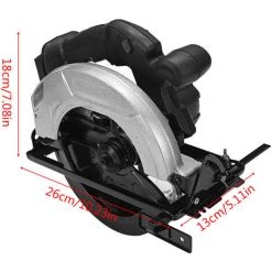 TIGA 190mm Scie électrique Poignée Outils électriques 5500 Tr / Min Machine De Découpe Multifonction Pour Batterie Makita 18 V(Sans Batterie) -Scie électrique portative Soldes 35625672 4