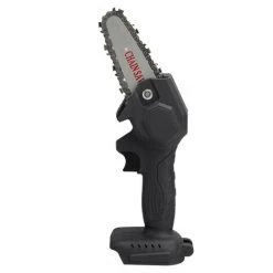 TIGA Mini Scie à Chaine électrique Sans Fil 800W Machine De Coupe De Bois Noir Avec 1 Batterie 2500mAh 88V