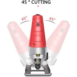 TIGA Scie Sauteuse électrique Professionnelle Avec 10 Lames Accueil Outils Multifonctionnels Pour Le Travail Du Bois Scie Courbe Scies à Tirer 220v 780W 0-3000r / Min 9 TIGA Scie Sauteuse électrique Professionnelle Avec 10 Lames Accueil Outils Multifonctionnels Pour Le Travail Du Bois Scie Courbe Scies à Tirer 220v 780W 0-3000r / Min -Scie électrique portative Soldes 35626608 5
