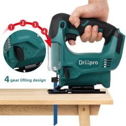 Drillpro Scie Sauteuse 65mm 2900 Tr/min 50-60Hz 21V (Machine Seule) -Scie électrique portative Soldes 36210201 5