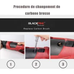 BLACKPINE - Scie Sabre, Poignées Orientables, Scie Égoïne 900W 0~2800RPM, 2 Lames, Profondeur De Coupe: Bois & Plastique 0-326mm, Métal 0-300mm -Scie électrique portative Soldes 36532949 5