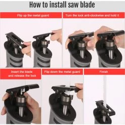 ASUPERMALL 21V Scie Alternative Sans Fil Scie Electrique Portative De Grande Puissance Pour Le Bois/Le Pvc/Le Metal -Scie électrique portative Soldes 36711924 4