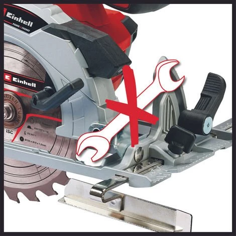 Einhell Scie Circulaire Portative Sans Fil TE-CS 18/150 Li-Solo Power X-Change (18V, Réglage Sans Outil De La Profondeur De Coupe Et De L’angle D’inclinaison, LED) Livré Sans Batterie Ni Chargeur 4 Einhell Scie Circulaire Portative Sans Fil TE-CS 18/150 Li-Solo Power X-Change (18V, Réglage Sans Outil De La Profondeur De Coupe Et De L’angle D’inclinaison, LED) Livré Sans Batterie Ni Chargeur – Image 4