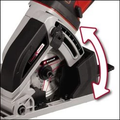 Einhell Mini-scie Circulaire Portative Sans Fil TE-CS 18/89 Li-Solo Power X-Change (18V, 2500 Min-1, 28 Mm De Profondeur De Coupe, 89 Mm De Diamètre De Lame De Scie) Livré Sans Batterie Ni Chargeur -Scie électrique portative Soldes 36889511 3