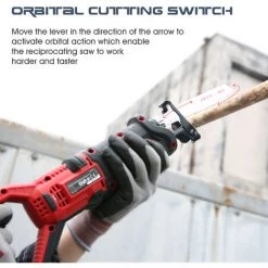 Kit Scie Sabre Sans Fil Meterk 20V EU -Scie électrique portative Soldes 37258595 3