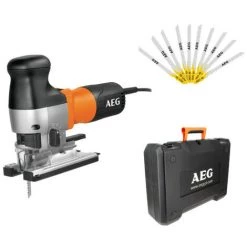 Pack AEG Scie Sauteuse - 730W - STEP 1200 XE - Lot De 10 Lames - 75mm