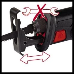 Einhell Scie Universelle "sabre"sans Fil TE-AP 18 Li Solo -Power X-Change (18V, Hauteur De Course 22 Mm, Légère Et Maniable) Livré Sans Batterie Ni Chargeur -Scie électrique portative Soldes 38402012 3