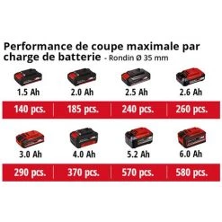 Einhell Scie Universelle "sabre"sans Fil TE-AP 18 Li Solo -Power X-Change (18V, Hauteur De Course 22 Mm, Légère Et Maniable) Livré Sans Batterie Ni Chargeur -Scie électrique portative Soldes 38402012 5