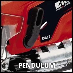 Einhell Scie Sauteuse Sans Fil TC-JS 18 Li - Solo Power X-Change (18V, Mouvement Pendulaire Activable, Attache De Lame Universelle Sans Outil) Livré Sans Batterie Ni Chargeur -Scie électrique portative Soldes 38402025 4