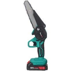 SWAGX 1200W 88VF 10000RPM Scie à Chaine électrique Sans Fil Tronconneuse électrique 2 Batterie