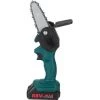 Mini Scie à Chaine électrique 88VF 1200W 4 Pouces Avec 2 Batterie Coxolo