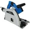SILVERLINE SCIE CIRCULAIRE PLONGEANTE PORTATIVE 1 200 W ET RAIL DE GUIDAGE
