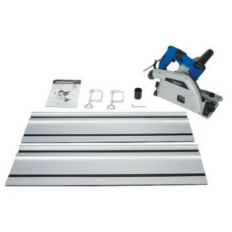 SILVERLINE SCIE CIRCULAIRE PLONGEANTE PORTATIVE 1 200 W ET RAIL DE GUIDAGE 2 SILVERLINE SCIE CIRCULAIRE PLONGEANTE PORTATIVE 1 200 W ET RAIL DE GUIDAGE – Image 2