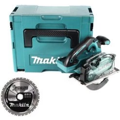Makita DCS 553 ZJ Scie Circulaire Pour Métaux 18V 150 Mm Brushless + 2x Lames De Scie Pour Le Métal + Coffret Makpac - Sans Batterie, Sans Chargeur -Scie électrique portative Soldes 40309568 2