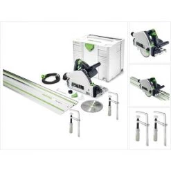 Festool TS 55 REBQ-PLUS-FS Scie Plongeante 1200W 160 Mm + 2x Serre-Joints + 1x Rail De Guidage FS 1400/2 + Coffret De Transport 9 Festool TS 55 REBQ-PLUS-FS Scie Plongeante 1200W 160 Mm + 2x Serre-Joints + 1x Rail De Guidage FS 1400/2 + Coffret De Transport -Scie électrique portative Soldes 40397710 5