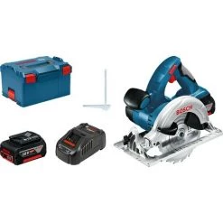 Bosch GKS18VLI 18v 2x5Ah Li-ion Cordless Circular Saw Kit