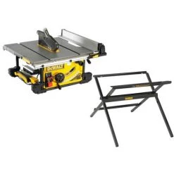 DeWalt DWE7492-GB 240v 250mm Portable Table Saw Set