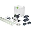 Festool TSC55KEBI-Plus/XL-FS 18Vx2 2x5.2Ah 160mm Cordless Plunge Cut Saw Rail Kit
