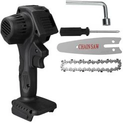 TIGA Scie à Chaine électrique 800W 88V Sans Fil Avec 2 Batteries -Scie électrique portative Soldes 41449527 3