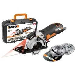 Scie Circulaire 400W Bricolaje Maletin 85Mm Worxsaw 400 Worx 106369 -Scie électrique portative Soldes 42134807 3