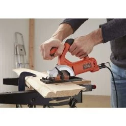 BLACK & DECKER Scie Circulaire 400W Mini 85Mm - 2 Lames B&D -Scie électrique portative Soldes 42135687 3