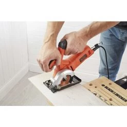 BLACK & DECKER Scie Circulaire 400W Mini 85Mm - 2 Lames B&D -Scie électrique portative Soldes 42135687 5
