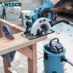 WESCOTOOLS Scie Circulaire Sans Fil 18V Li-ion 4.0Ah, 165mm WESCO WS2316.1 -Scie électrique portative Soldes 42308355 3
