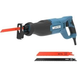 Scie Sabre 800W, Comprend 2 Lames Et Une Clé Hexagonale WESCO WS3657.1