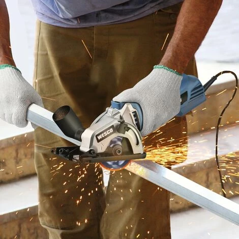 WESCOTOOLS WESCO 500W Mini Scie Circulaire Avec 2 Lames, 5100/min WS3453 3 WESCOTOOLS WESCO 500W Mini Scie Circulaire Avec 2 Lames, 5100/min WS3453 – Image 3