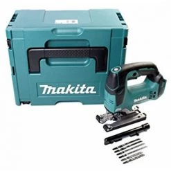 Makita DJV142ZJ Scie Sauteuse à Batteries 14.4V Li-Ion (machine Seule) Dans MAKPAC- Poignée En D - Moteur Sans Charbon