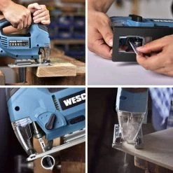 WESCOTOOLS Scie Sauteuse 850W, Avec 10Pcs Lames WESCO WS3772.1 -Scie électrique portative Soldes 43220786 3