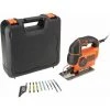 BLACK & DECKER Scie Sauteuse Pendulaire 620W BLACK+DECKER KS901PEKA10-QS - Livrée En Coffret De Rangement + 10 Lames
