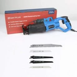 Scie Sabre, DAY PLUS Professional 900W Scie Alternative Profondeur Coupe: 150mm (Bois), Course Coupe, Scie Remplaçables -Scie électrique portative Soldes 43458815 4