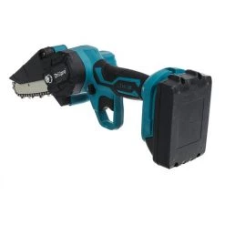 DMTOOL 26V Mini Scie électrique Sans Balais 4 Pouces Thermostat Sans Fil Tron?onneuse Pour L'exploitation Forestière Outils De Coupe De Bois + 2 Batteries -Scie électrique portative Soldes 44099044 5