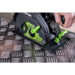 EVOLUTION Power Tools Scie Circulaire Multi-matériaux F165CCSL -Scie électrique portative Soldes 44413346 4