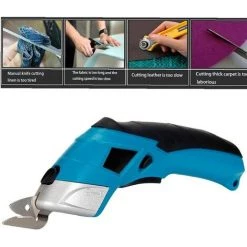 Betterlife Lithium Batterie Cordon Universal Cutter Cuir De Coupe Pour Tapisserie D'usure Papier Peint Tapis Outils électriques（1 Pcs） -Scie électrique portative Soldes 46361412 4