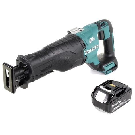 Makita DJR 187 18 V Scie Sauteuse Sans Fil + 1x Batterie 6,0 Ah - Sans Chargeur 1 Makita DJR 187 18 V Scie Sauteuse Sans Fil + 1x Batterie 6,0 Ah - Sans Chargeur