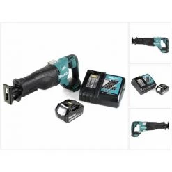 Makita DJR 187 Scie Sauteuse Sans Fil Scie Sans Balais 18 V + 1x Batterie 6,0 Ah + Chargeur -Scie électrique portative Soldes 46398461 5