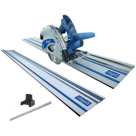 Pack SCHEPPACH Scie Plongeante - 160mm - 1200W - PL55 - 2 Rails De Guidage 1 Pack SCHEPPACH Scie Plongeante - 160mm - 1200W - PL55 - 2 Rails De Guidage