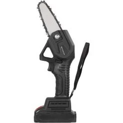 SUPERSELLER Scie à Chaîne électroportative Petite Scie D'élagage électrique Rechargeable Deux Tronçonneuses électriques Rechargeables Pour Le Travail Du Bois Mini Scie à Chaîne électrique Pour Le Jardinage 24V Livrée Avec Batterie Norme Européenne, -Scie électrique portative Soldes 46772589 3