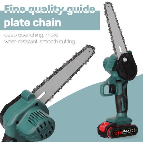 SUPERSELLER Scie à Chaîne électroportative Mini Scie à Chaîne électrique Sans Fil De 6 Pouces 21V Petite Scie à Main D'abattage Domestique, 4 SUPERSELLER Scie à Chaîne électroportative Mini Scie à Chaîne électrique Sans Fil De 6 Pouces 21V Petite Scie à Main D'abattage Domestique, – Image 4