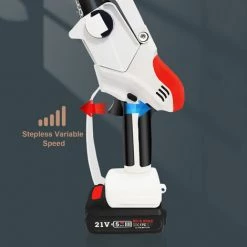 SUPERSELLER Scie à Chaîne électroportative Scie à Chaîne Monobrin, Moteur Sans Balais, Petite Scie électrique Au Lithium Rechargeable, Outil D'élagage Forestier, Mini Scie électrique Haute Puissance, Norme Européenne Blanche, 9 SUPERSELLER Scie à Chaîne électroportative Scie à Chaîne Monobrin, Moteur Sans Balais, Petite Scie électrique Au Lithium Rechargeable, Outil D'élagage Forestier, Mini Scie électrique Haute Puissance, Norme Européenne Blanche, -Scie électrique portative Soldes 46773249 5