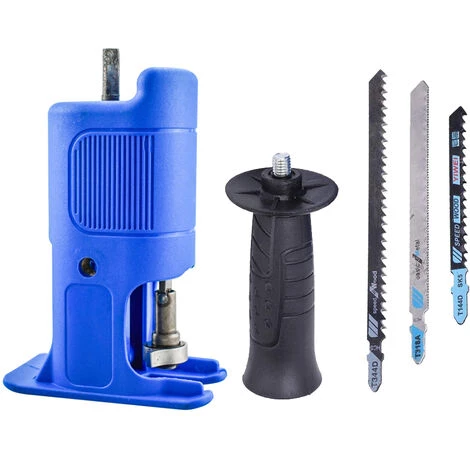 SUPERSELLER Scie Sabre Perceuse électrique Scie électrique Variable Tête De Conversion Machine De Découpe Modifiée Multifonctionnelle Mandrin De Scie Alternative Mini Accessoires D'outils Portables - 1 Jeu De Lames 1 SUPERSELLER Scie Sabre Perceuse électrique Scie électrique Variable Tête De Conversion Machine De Découpe Modifiée Multifonctionnelle Mandrin De Scie Alternative Mini Accessoires D'outils Portables - 1 Jeu De Lames