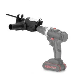 SUPERSELLER Scie Sabre Perceuse électrique Scie électrique Modifiée Scie Alternative électrique Scie Sabre Domestique Perceuse électrique Tourner Scie Sauteuse Outil De Coupe Portable Pour Le Travail Du Bois Avec Pot D'huile, Le Noir -Scie électrique portative Soldes 47158696 3