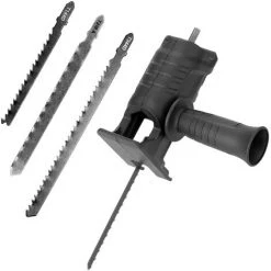 SUPERSELLER Scie Sabre Perceuse électrique Modification Scie électrique Scie Alternative électrique Scie Sabre Domestique Perceuse électrique Tourner Scie Sauteuse Outil De Modification Pratique Portable Outil De Coupe Pour Le Travail Du Bois, Le Noir